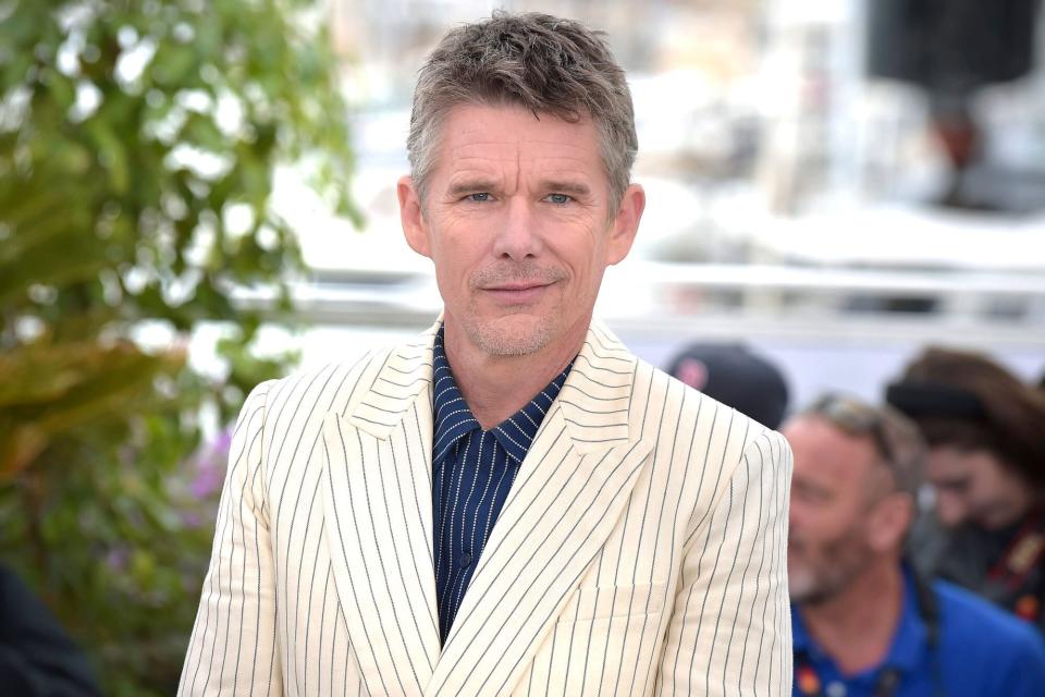 American actor Ethan Hawke at Cannes Film Festival 2023. Strange Way Of Life Photocall. Cannes (France), May 17th, 2023 (Photo by Rocco Spaziani/Archivio Spaziani/Mondadori Portfolio via Getty Images)