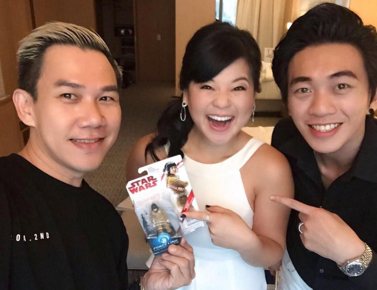 Den Ng with Kelly Marie Tran, Star Wars:The Last Jedi actress