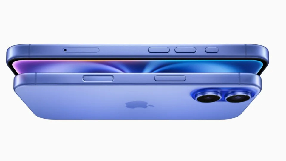 iPhone 16湛海藍和iPhone 16 Pro沙漠色鈦金屬新色，是今年最受果粉歡迎的機型。蘋果提供