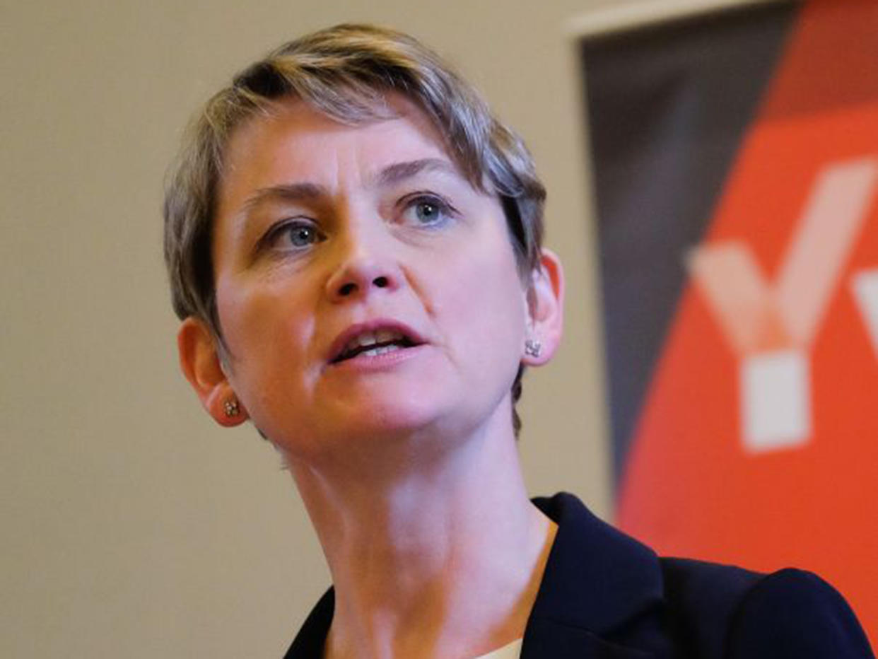 Yvette Cooper: Getty