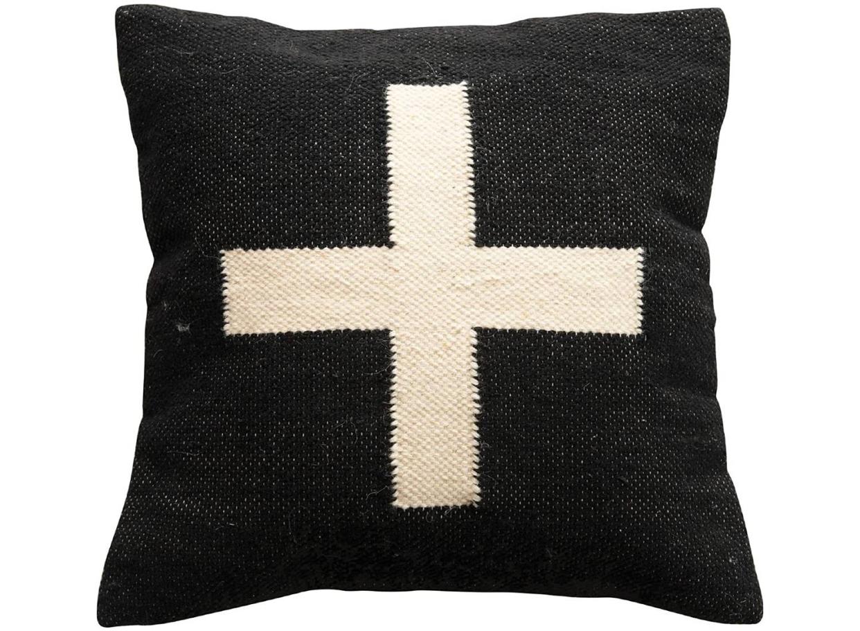 This modern pillow will add some flair to your boring sofas and chairs.