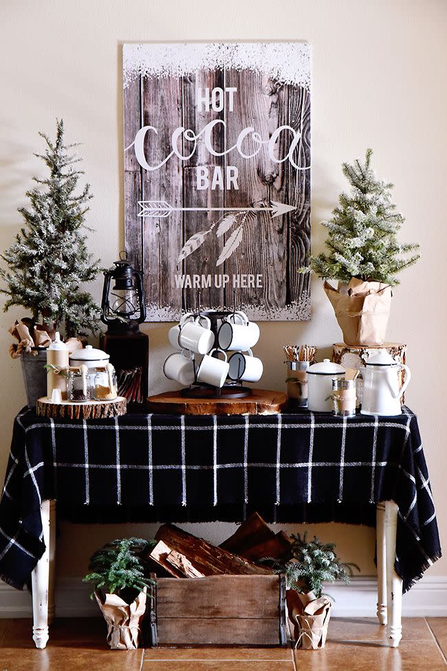 Create a Hot Cocoa Bar