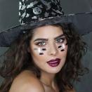 <p>This witch makeup is all in the details—in this case, the eyes. Instead of covering the whole face with green makeup, try smoky eyes with a pop of green on the lid. Finish off the look with a bold lip and Halloween-themed sticker decals.</p><p><a class="link " href="https://www.amazon.com/Halloween-Temporary-Tattoos-Masquerade-Supplies/dp/B08G11BSQX/?tag=syn-yahoo-20&ascsubtag=%5Bartid%7C10050.g.34196559%5Bsrc%7Cyahoo-us" rel="nofollow noopener" target="_blank" data-ylk="slk:SHOP HALLOWEEN FACE DECALS;elm:context_link;itc:0;sec:content-canvas">SHOP HALLOWEEN FACE DECALS</a></p><p><a href="https://www.instagram.com/p/B3sHFk-ICWb/?utm_source=ig_embed&utm_campaign=loading" rel="nofollow noopener" target="_blank" data-ylk="slk:See the original post on Instagram;elm:context_link;itc:0;sec:content-canvas" class="link ">See the original post on Instagram</a></p>