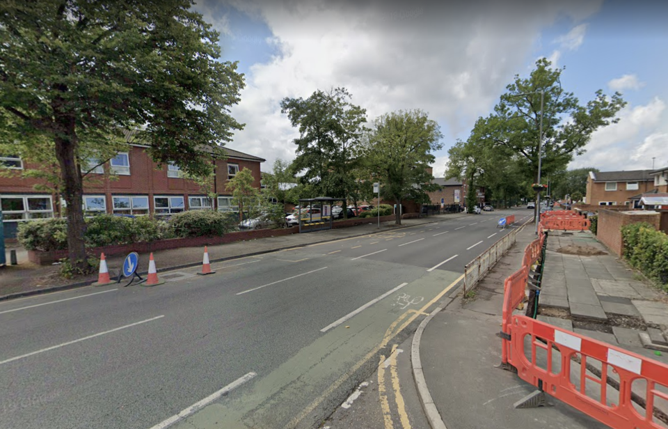 Manchester’s Plymouth Grove, close to St Chrysostom’s Primary School (Google Maps)