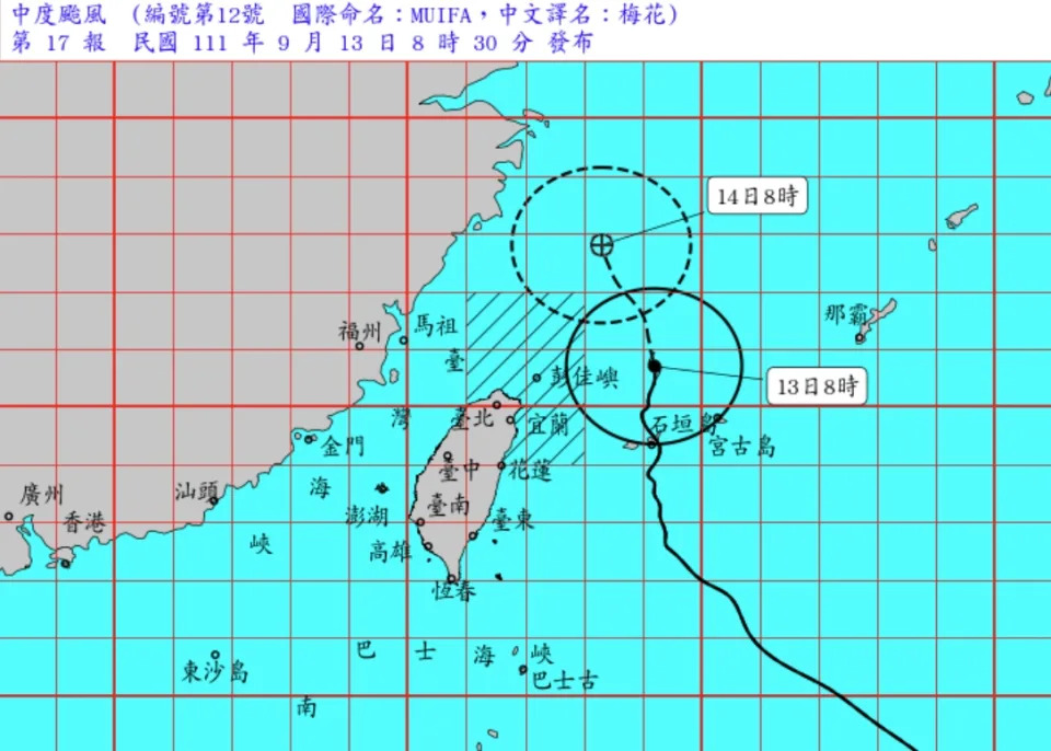 （取自氣象局網站）