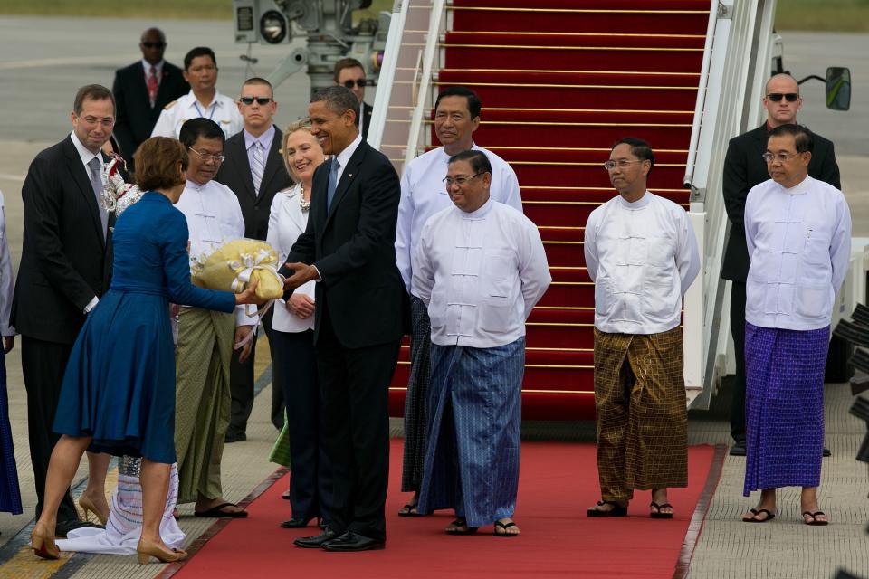 US President Obama Makes Historic Visit To Burma