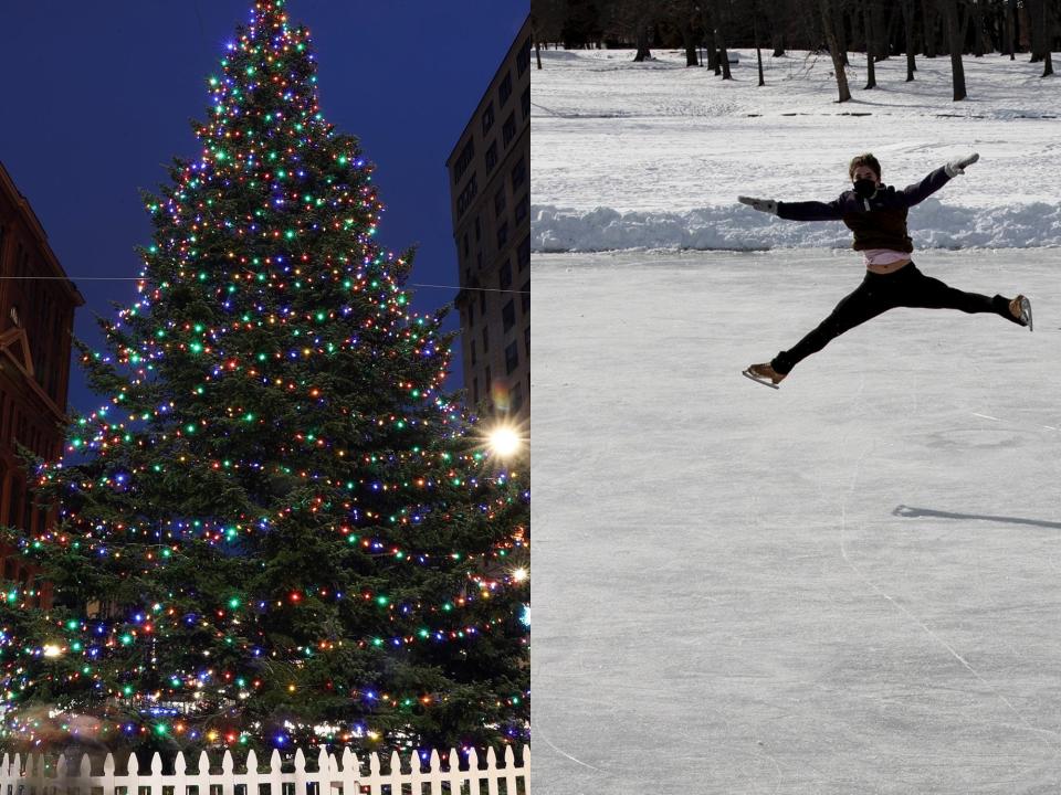 Christmas in Portland, Maine.