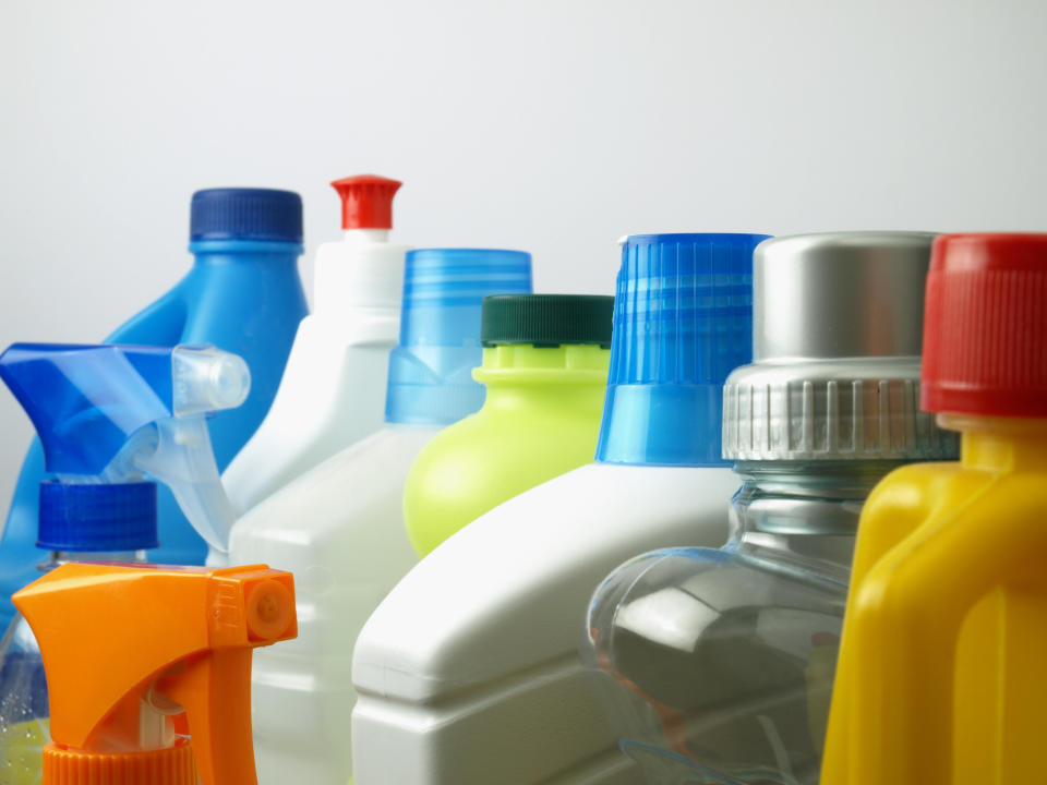 Experts say household cleaning items <a href="http://www.vetstreet.com/our-pet-experts/pet-poisons-from-a-to-z-26-common-items-that-are-dangerous-to-cats-and-dogs" target="_blank">can be toxic to dogs</a> if they get access to it. This includes bleach, detergents, pesticides, windshield anti-freeze products and motor oils.&nbsp;<br /><br />"<a href="http://www.vetstreet.com/our-pet-experts/pet-poisons-from-a-to-z-26-common-items-that-are-dangerous-to-cats-and-dogs" target="_blank">We just don&rsquo;t realize how determined our pets are to eat the things they shouldn&rsquo;t</a>," Tina Wismer, DVM, medical director for the ASPCA Animal Poison Control Center, said in 2013.