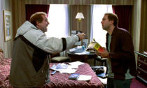 Nicolas Cage played twin brothers Charlie Kaufman and Donald Kaufman in Adaptation, the 2002 comedy about a depressed screenwriter trying to adapt a new book but his freeloading twin is causing him stress. Two of Cage’s best performances.