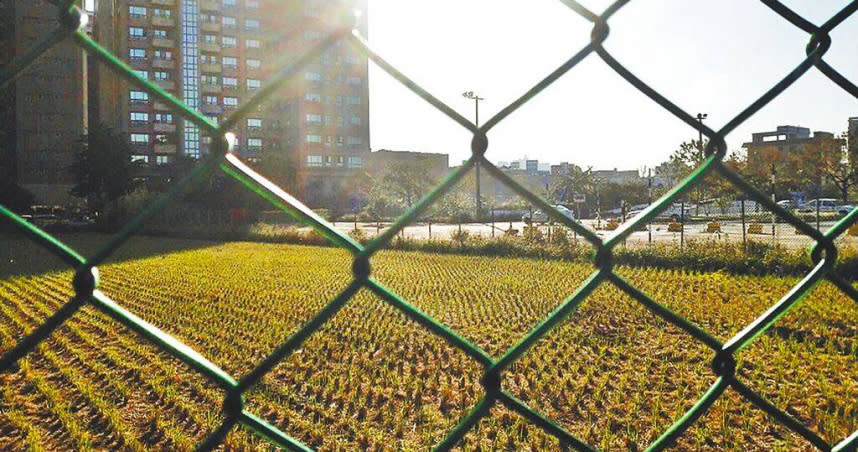 桃園市教育局表示，八德大湳地區文小四（大福國小預定地）辦理重劃，內政部預計6月將審議重劃計畫書。圖為現況。（圖／桃園市教育局提供、陳夢茹桃園傳真）