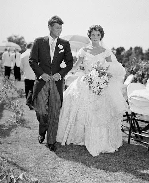 Jackie and JFK on their wedding day. Source: Supplied