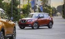 <p>Nissan's job replacing <a rel="nofollow noopener" href="https://www.caranddriver.com/nissan/juke" target="_blank" data-ylk="slk:the Juke;elm:context_link;itc:0;sec:content-canvas" class="link ">the Juke</a> as the smallest crossover in its lineup for 2018 was tough: The Juke was cheap, interesting-looking (no, really, it was funky), and fun to drive thanks to its powerful turbocharged engine. It left behind some awfully quirky shoes to fill. So, does its successor, the Kicks, fill them? Yes, albeit with less quirkiness and an even more in-your-face name. Although we don't find the Kicks' styling nearly as charming as the Juke's, Nissan is successfully recasting the new crossover in a more value-conscious direction-and completely nails that target. </p><p>Swipe through for 10 reasons why we put the Kicks <a rel="nofollow noopener" href="https://www.caranddriver.com/shopping-advice/a25751166/best-trucks-suvs-vans-2019/" target="_blank" data-ylk="slk:on our 2019 Editor's Choice list;elm:context_link;itc:0;sec:content-canvas" class="link ">on our 2019 Editor's Choice list</a>-and why you should put it on your short list for <a rel="nofollow noopener" href="https://www.caranddriver.com/features/g15383346/best-subcompact-suv-ranked/" target="_blank" data-ylk="slk:affordable small SUVs;elm:context_link;itc:0;sec:content-canvas" class="link ">affordable small SUVs</a>.</p>