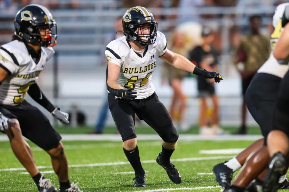 Camden Bulldogs Wilson Nash (11) during their game at Gray Collegiate Academy in West Columbia, SC, Friday, September 8, 2023.