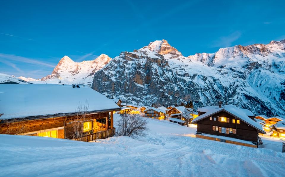 ski chalets - marco bottigelli/getty