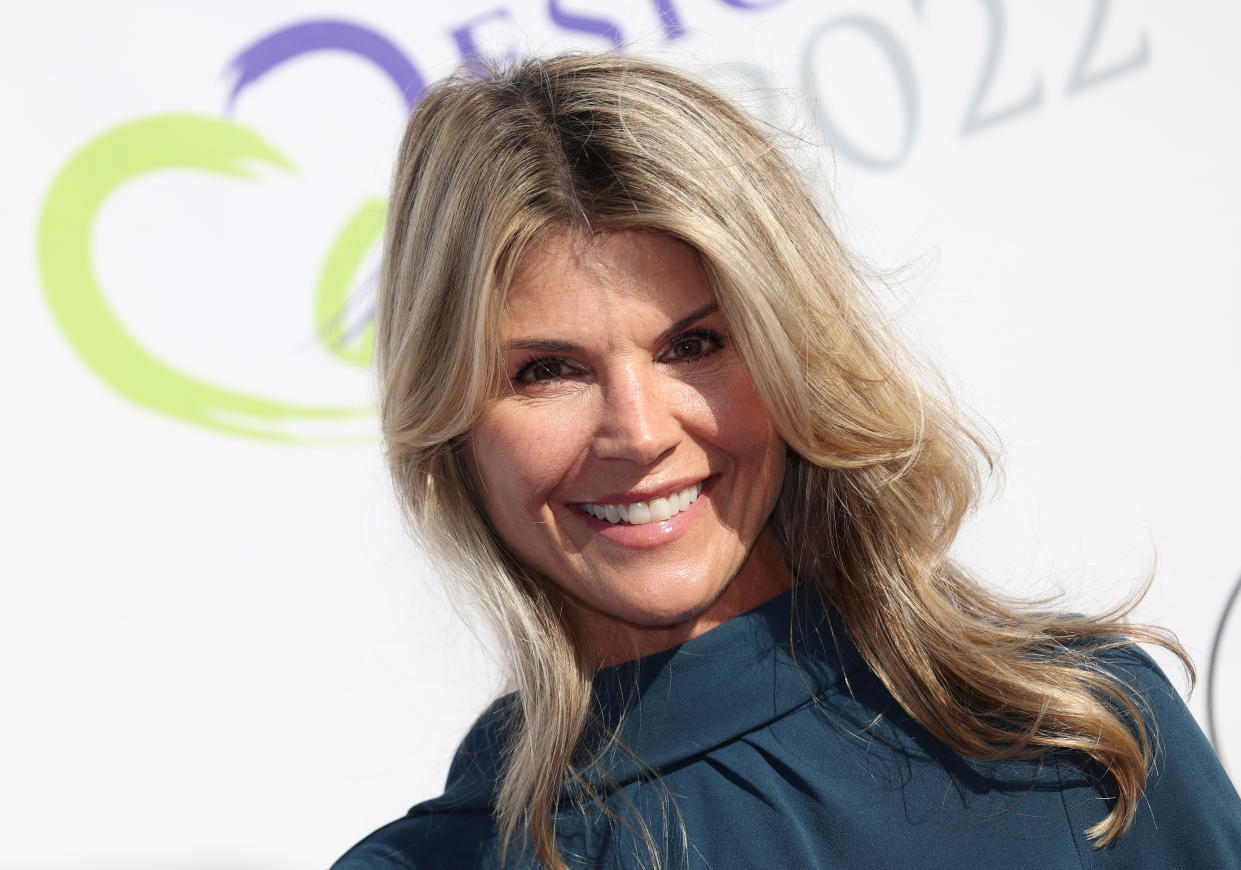 Lori Loughlin made her return to the red carpet at the DesignCare 2022 Gala benefitting The HollyRod Foundation at RJ's Place Vocational and Family Support Services Center on June 18. (Photo: David Livingston/Getty Images)