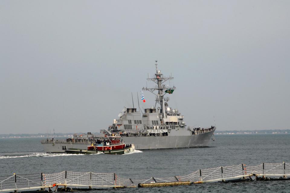 ▲美軍勃克級驅逐艦「貝瑞號」（USS Barry ，DDG 52）。（圖／美國海軍）