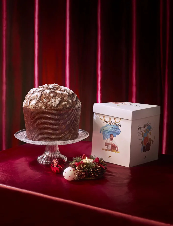 El panettone de Daniel Jord&#xe1;, un prodigio de humedad y cremosidad. Foto: Panes Creativos