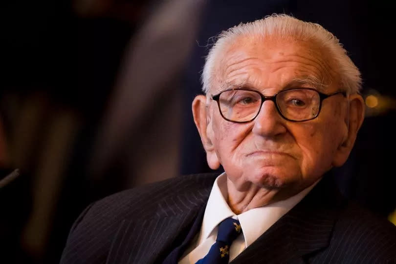 Sir Nicholas Winton worked as a stockbroker in London, and was nicknamed the 'British Schindler'