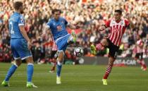 Britain Soccer Football - Southampton v AFC Bournemouth - Premier League - St Mary's Stadium - 1/4/17 Southampton's Dusan Tadic in action with Bournemouth's Dan Gosling Action Images via Reuters / John Sibley Livepic