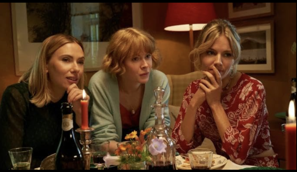 From left: Scarlett Johansson, Kristin Scott Thomas and Sienna Miller in ‘North Star’