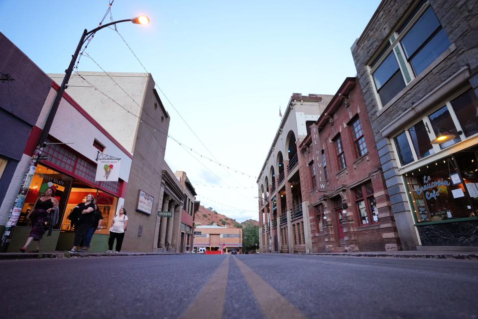 The Copper Queen Library located on downtown Bisbee's Main Street won the nation's highest award for libraries. The library is next to the red brick building on the right.