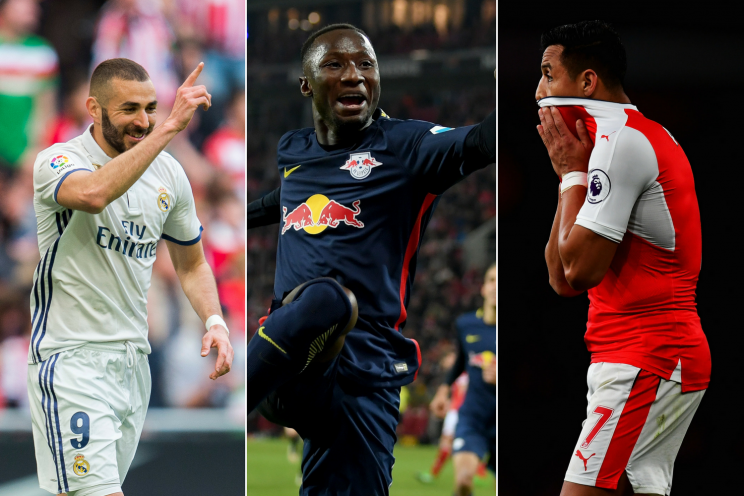 Football gossip trio: Karim Benzema, Naby Keita, Alexis Sanchez