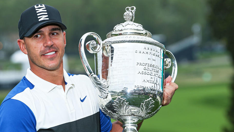 Brooks Koepka says he only plays practice rounds before the majors. 