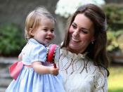 <p>Charlotte lapped up the attention at the Canadian children’s party.<br><i>[Photo: PA]</i> </p>