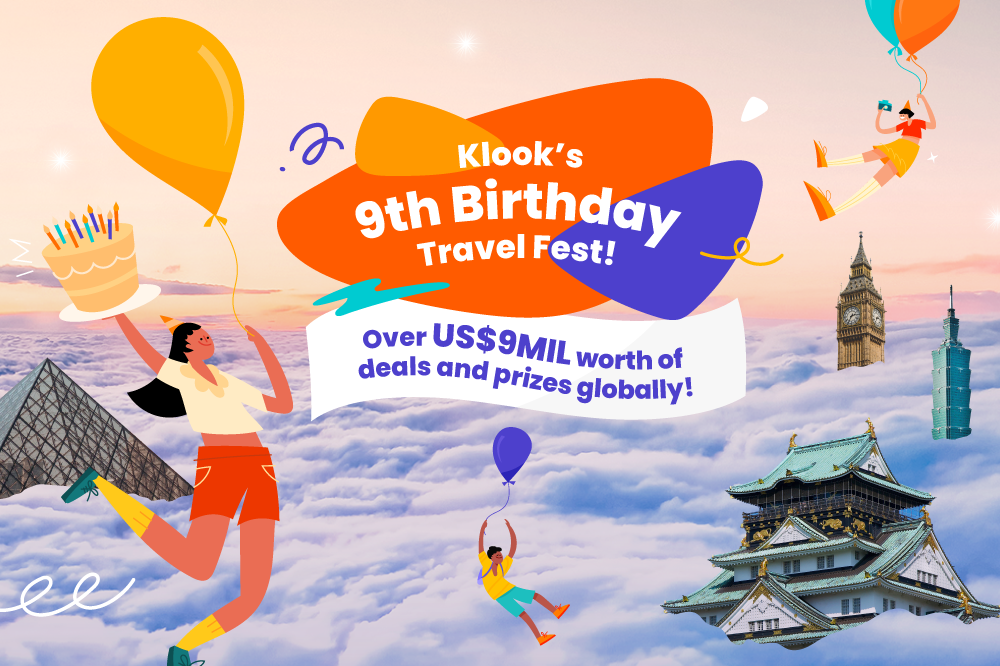 Klook's 9th Birthday Travel Fest. (Photo: Klook SG)