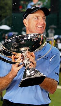 Jim Furyk took home a cool $10 million, along with his trophy, for winning the 2010 FedEx Cup playoffs