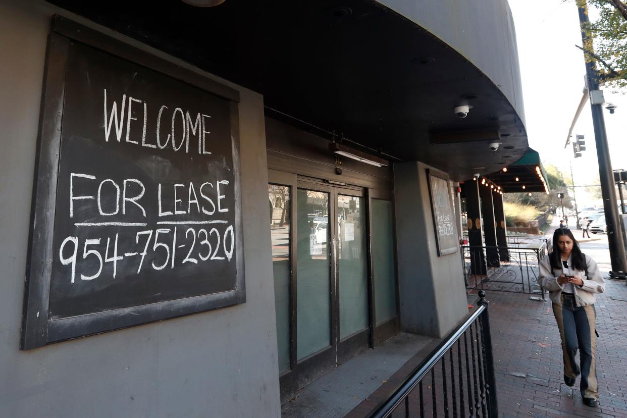 The former location of Hedges On Broad bar in downtown Athens, Ga., on Thursday, Feb. 15, 2024. Former owner David Ippisch on Feb. 20, 2024, was acquitted of a rape that allegedly had taken place of the bar.