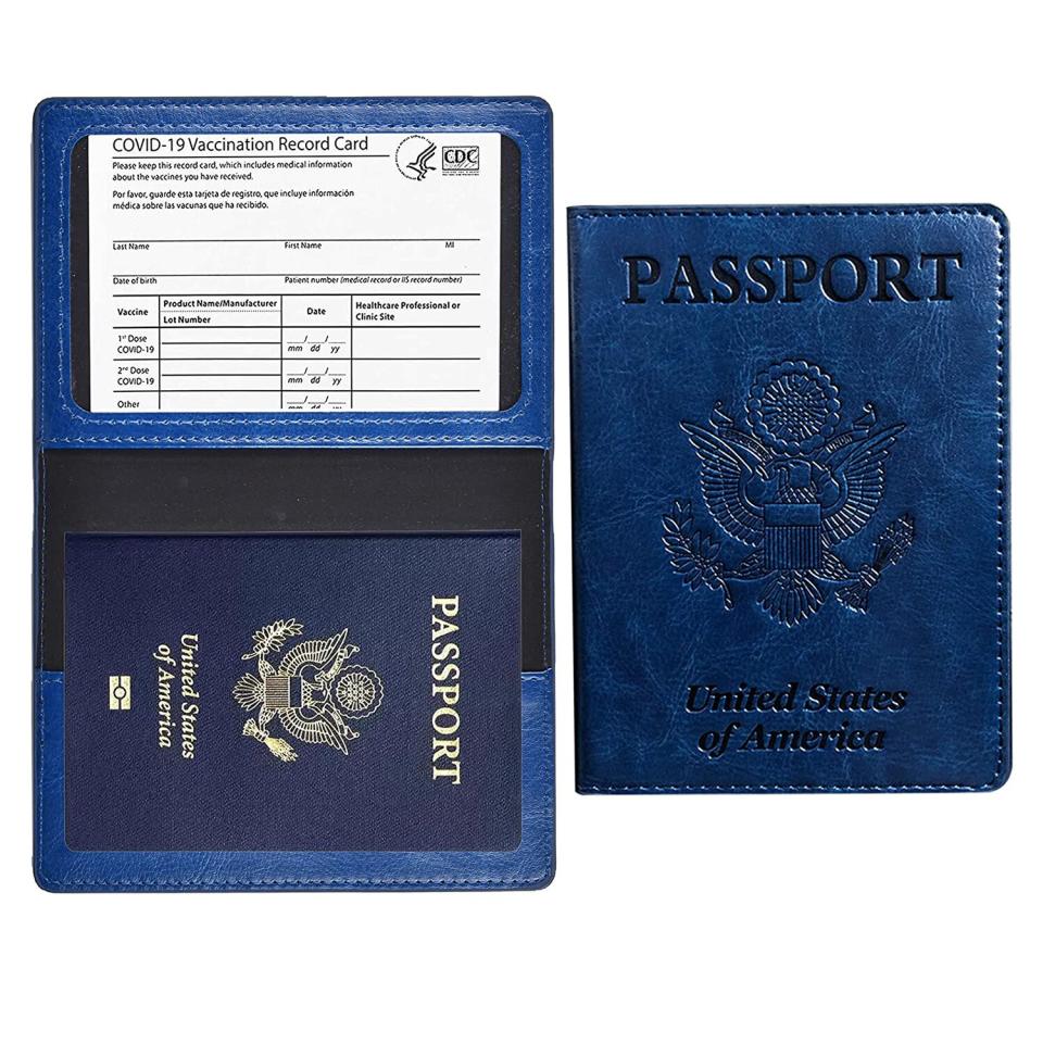 Doulove Passport and Vaccine Card Holder Combo