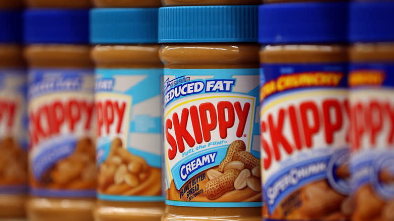 skippy peanut butter store shelf