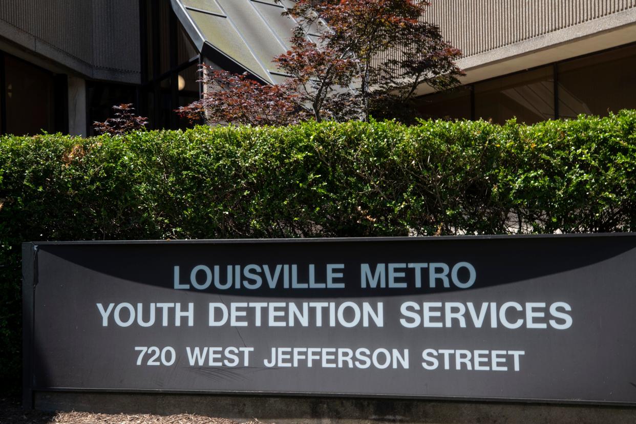 The Louisville Metro Youth Detention Services building in downtown Louisville off of West Jefferson Street. June 21, 2019