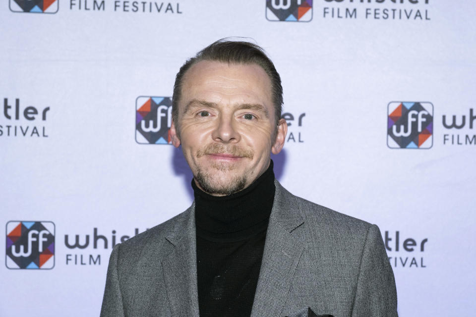 Closeup of Simon Pegg