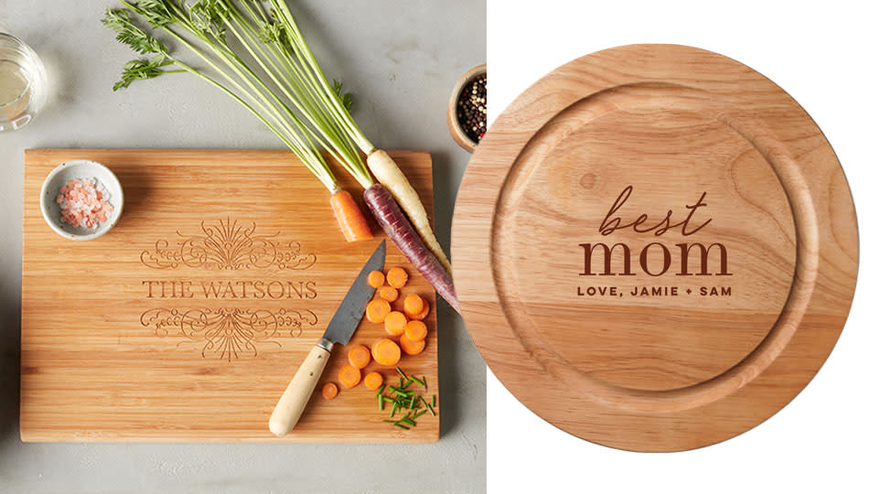A cutting board that's personalized is just more fun. (Photo: Shutterfly)