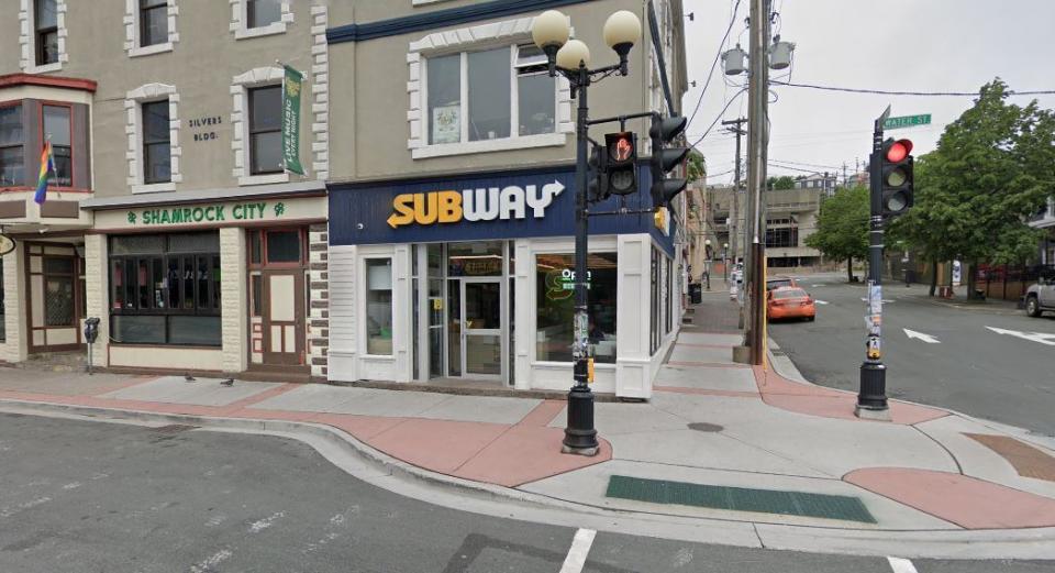 The RNC is investigating an armed robbery at the Subway restaurant on Water Street in downtown St. John's. 