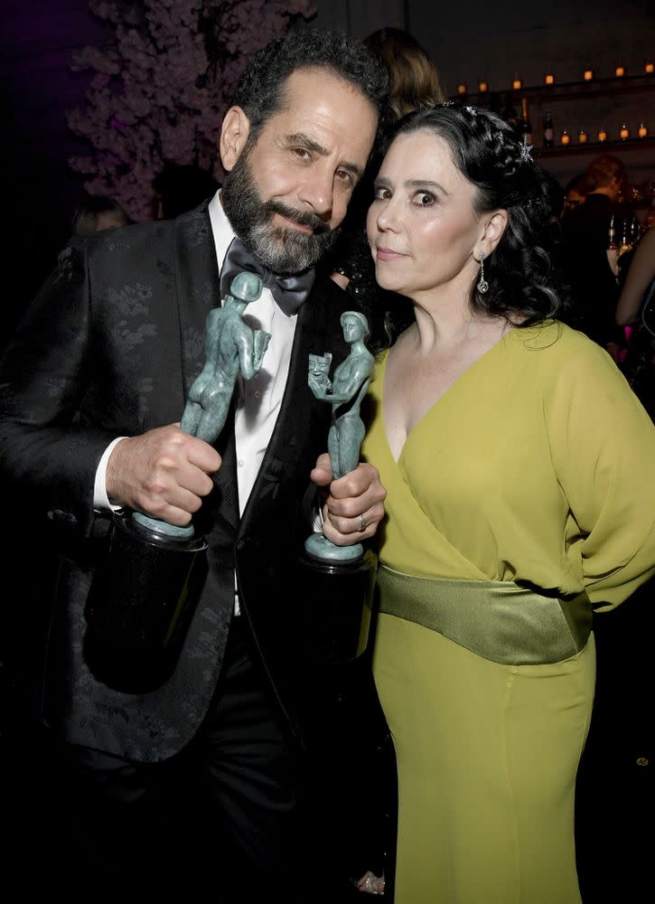 Tony Shalhoub and Alex Borstein | Kevin Mazur/Getty