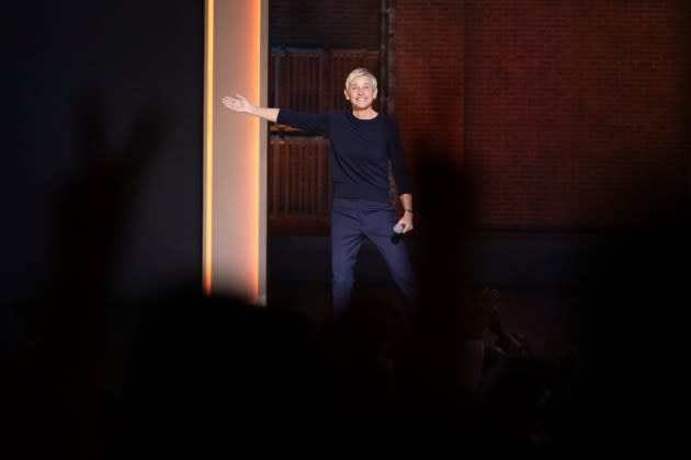 Ellen DeGeneres in her stand-up special, 'For Your Approval.' - Credit: WILSON WEBB/NETFLIX