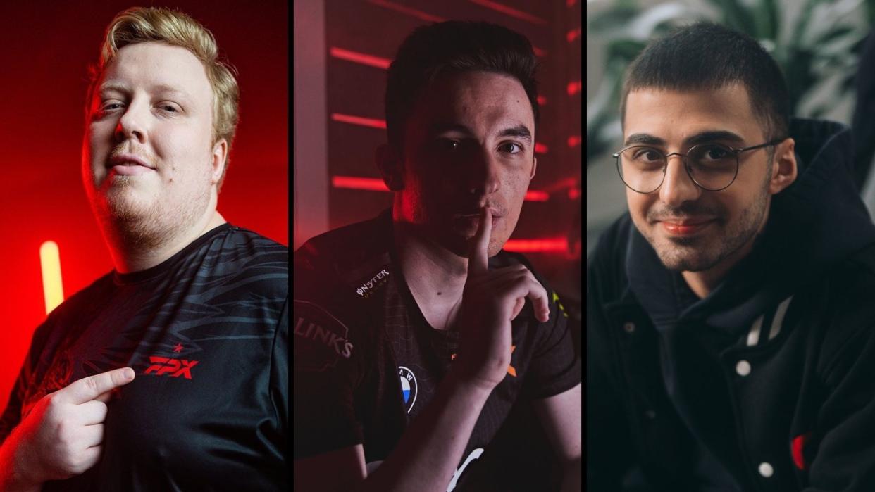 Can FunPlus Phoenix, Fnatic, and Guild Esports carry EMEA to the top at Masters Copenhagen? Pictured: FunPlus Phoenix, Fnatic Enzo, Guild Esports Sayf. (Photos: FunPlus Phoenix, VALORANT Esports, Guild Esports)