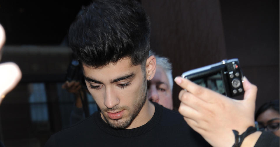 Life in the spotlight: Zayn sighted out and about in New York (Copyright: Kristin Callahan/ACE/REX/Shutterstock)