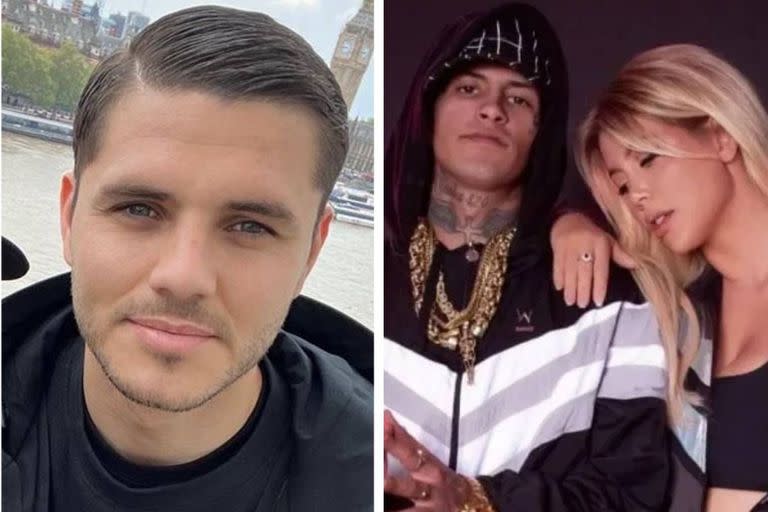 Mauro Icardi vio la foto en la que L-Gante y Wanda Nara se besó y habría llamado a su ex montado en cólera