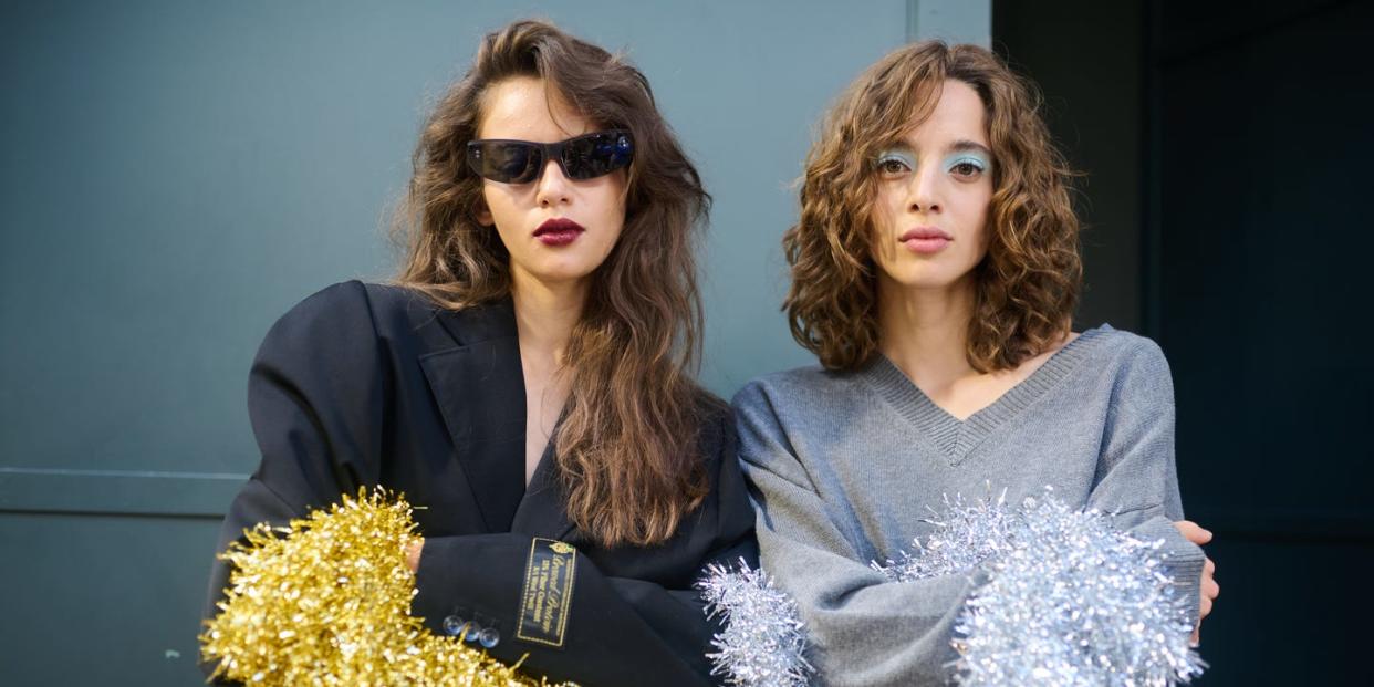 two women at fashion week