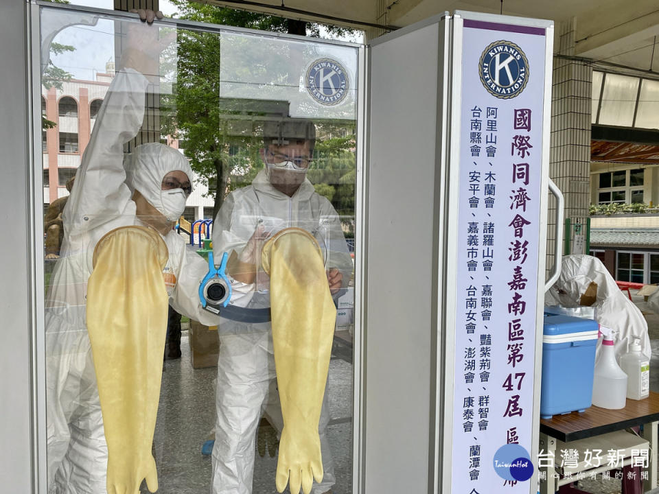 嘉義市兩校師生今早PCR檢出陽性，衛生局緊急進行擴大篩檢／嘉義市府提供