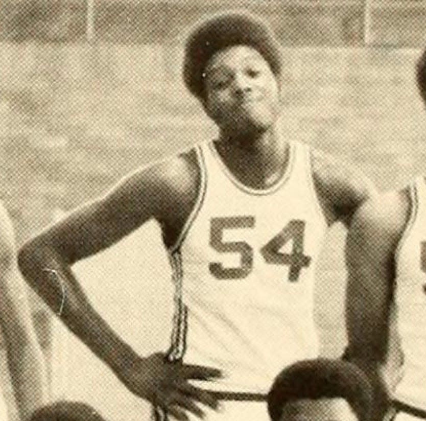 Charlie Jordan, shown as a high school player at Shortridge, where he graduated in 1976. He is ranked the 150th best Indiana High School basketball player of all time.