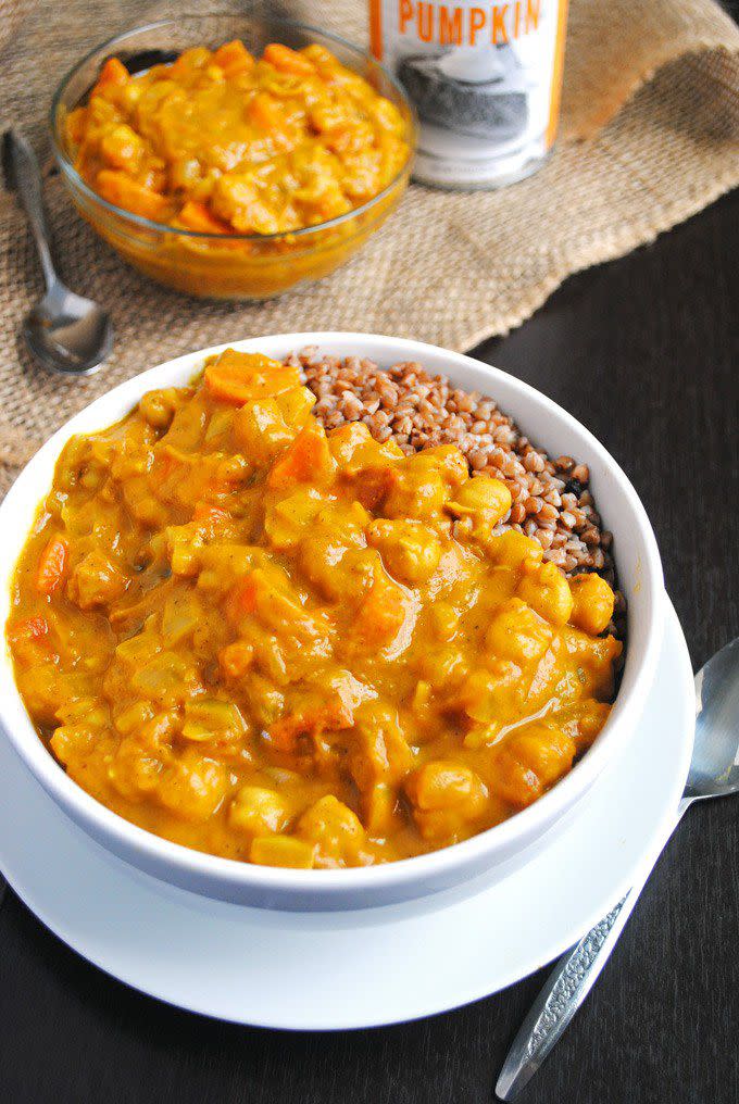 Chickpea Pumpkin Coconut Curry