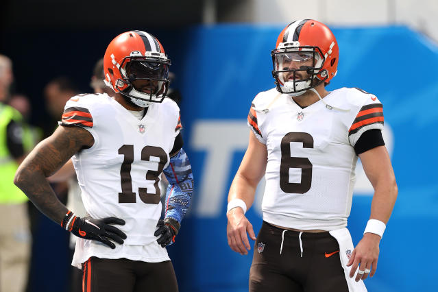 Jeremiah Owusu-Koramoah of the Cleveland Browns plays against the News  Photo - Getty Images