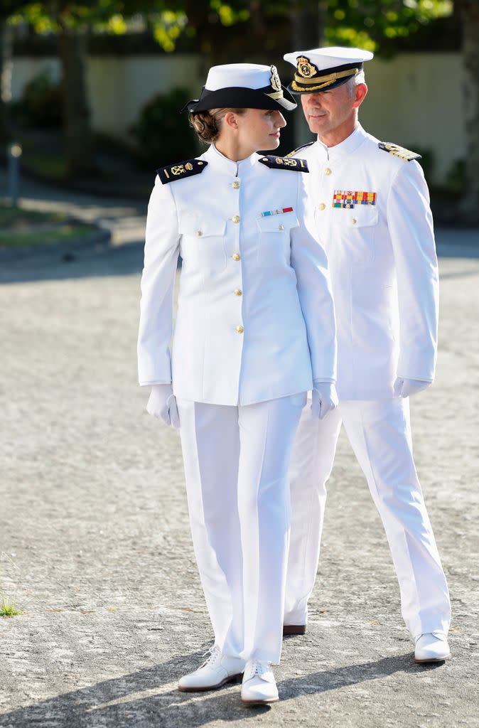 La princesa Leonor ingresa a la Escuela Naval de Marin