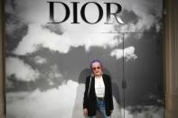 "I know it is a miracle that I am standing here given all the opposition I have faced": US artist Judy Chicago at Dior last year