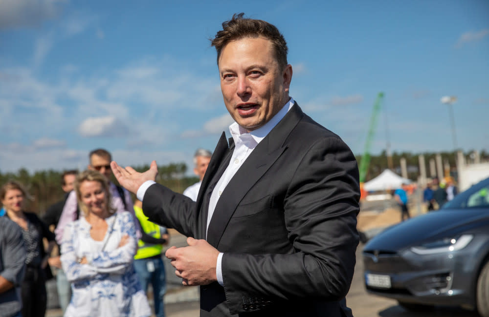 Elon Musk Visits Germany - 2020 - Getty